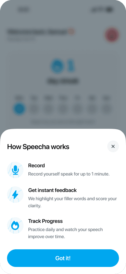 How Speecha works explanation